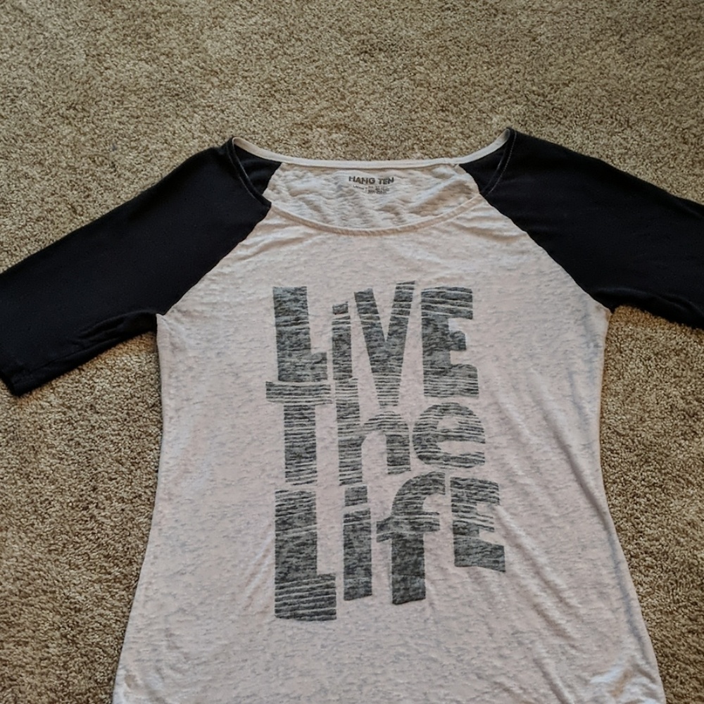 Hang Ten Live The Life shirt.  Women's Large